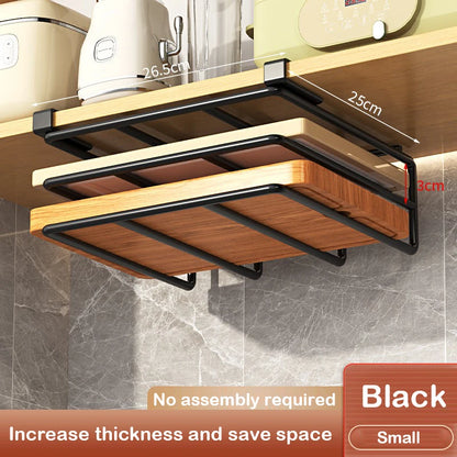 Kitchen Under Cabinet Basket Storage Shelf