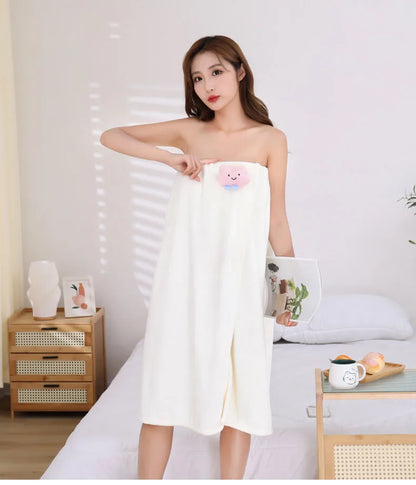 Bath Towel Women Wearable Wrap