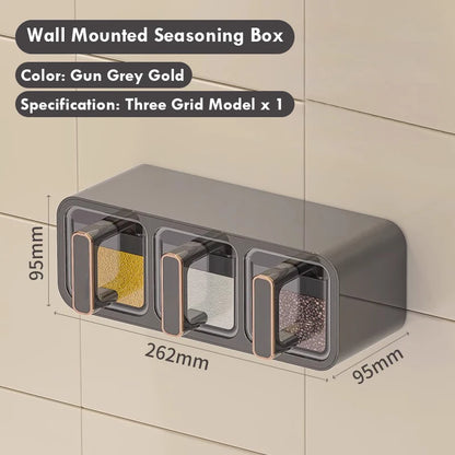 Kitchen Seasoning Storage Rack Combination Set