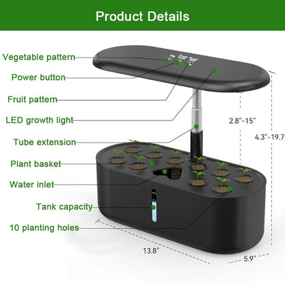 Intelligent Hydroponic Plant Growing System