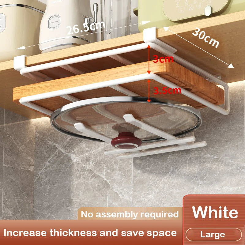 Kitchen Under Cabinet Basket Storage Shelf
