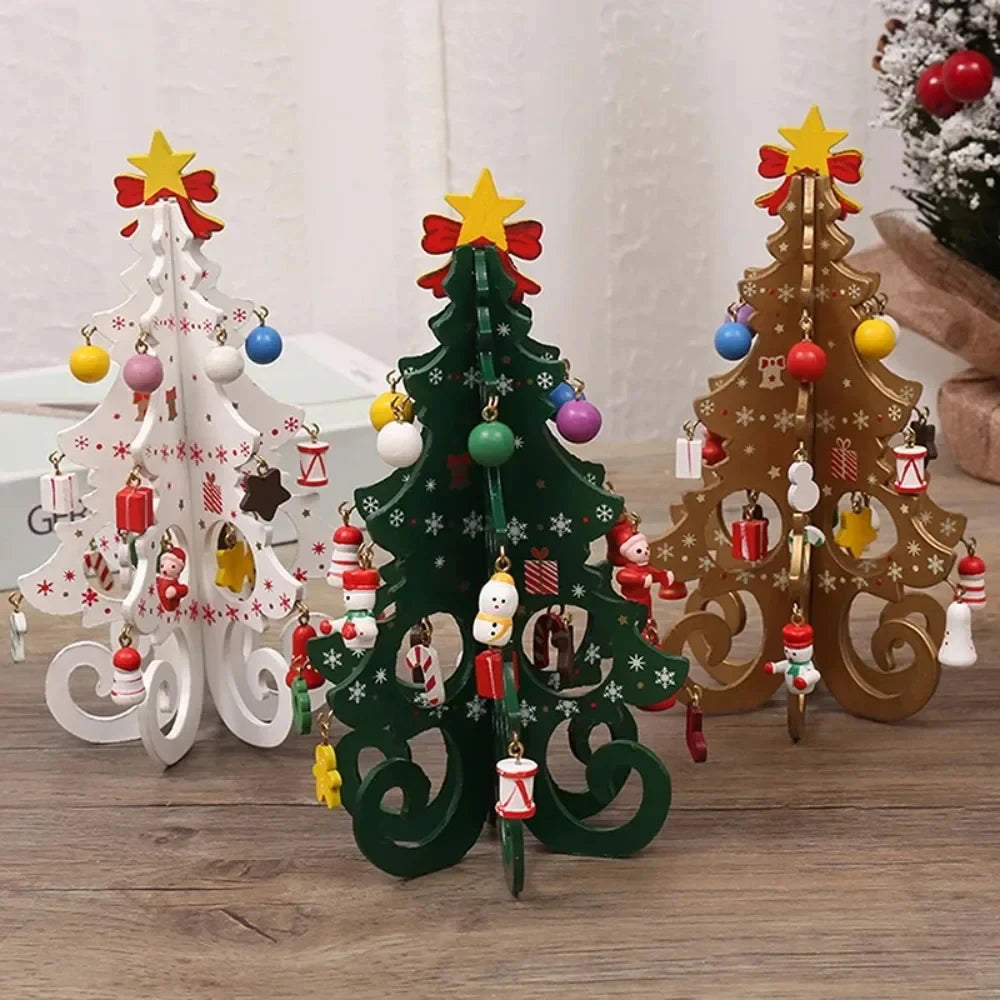 Creative Wooden Christmas Tree Ornament