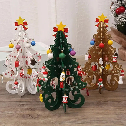 Creative Wooden Christmas Tree Ornament