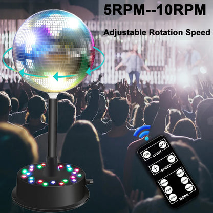 Mirrors Ball Light with Remote,