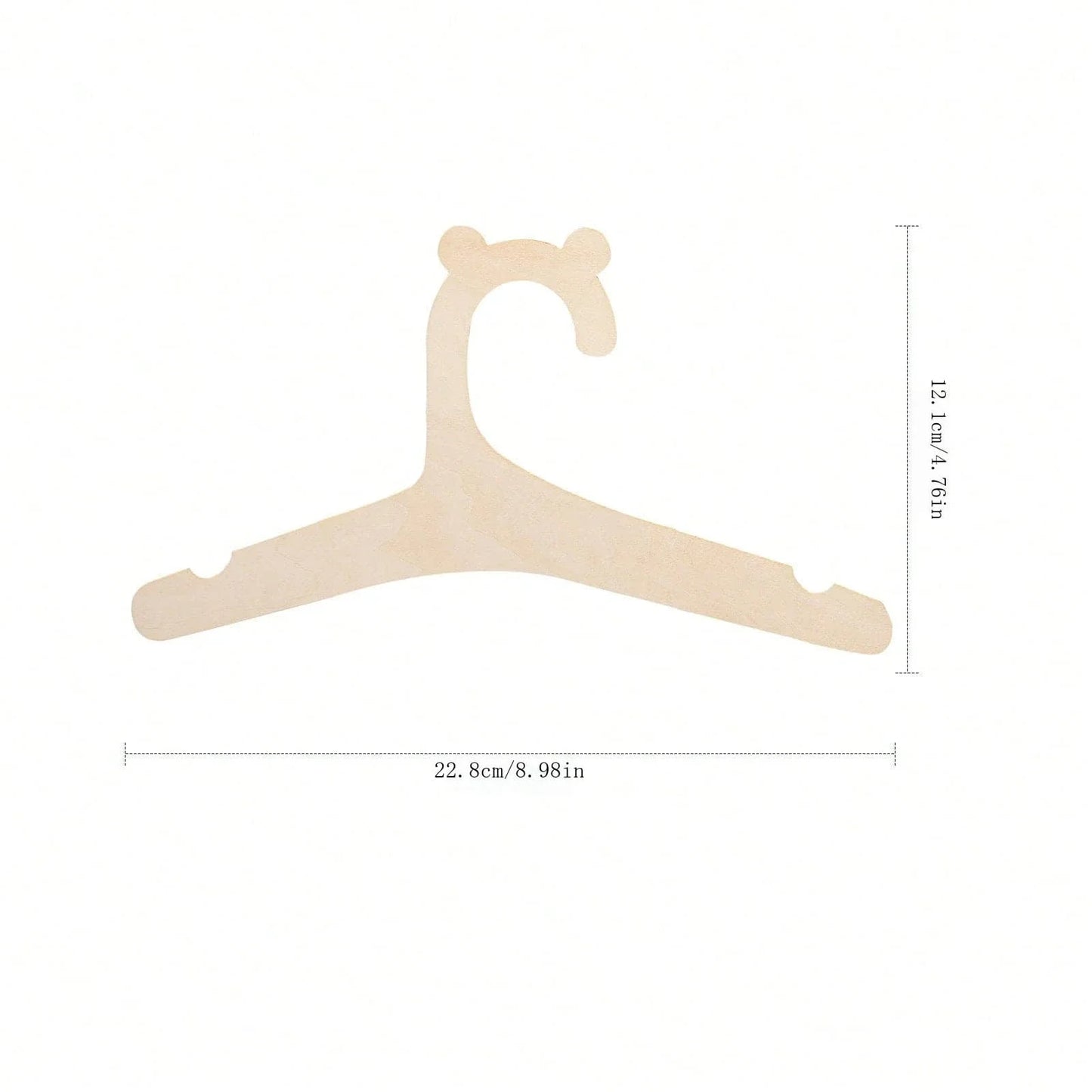 5/10/20/50pcs Baby Clothes Wooden Hangers for Tiny Dream Collection