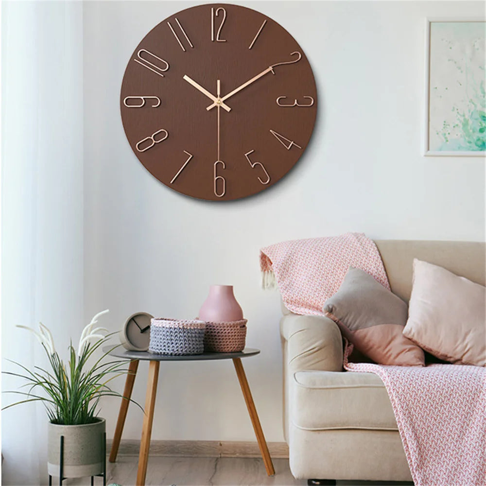 Wall Clock Battery Powered