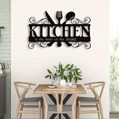 Art Deco Metal Kitchen Wall Art