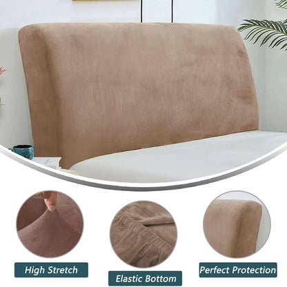 Velvet Bed Headboard Cover