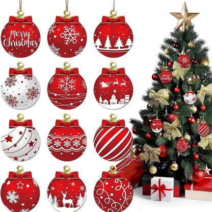 2025 Wooden Christmas Ornaments