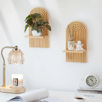 Boho Wooden Shelves