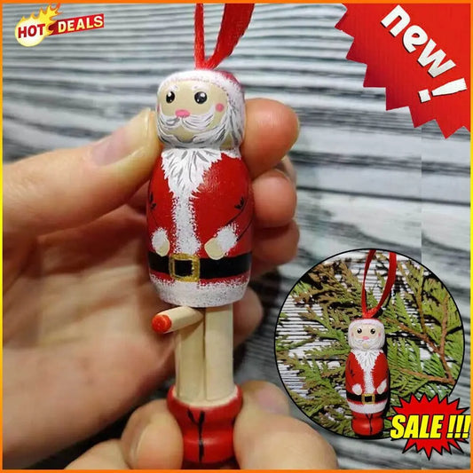 Funny Santa Christmas Tree Ornament