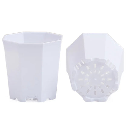 10/20pcs Octagonal Flower Pots