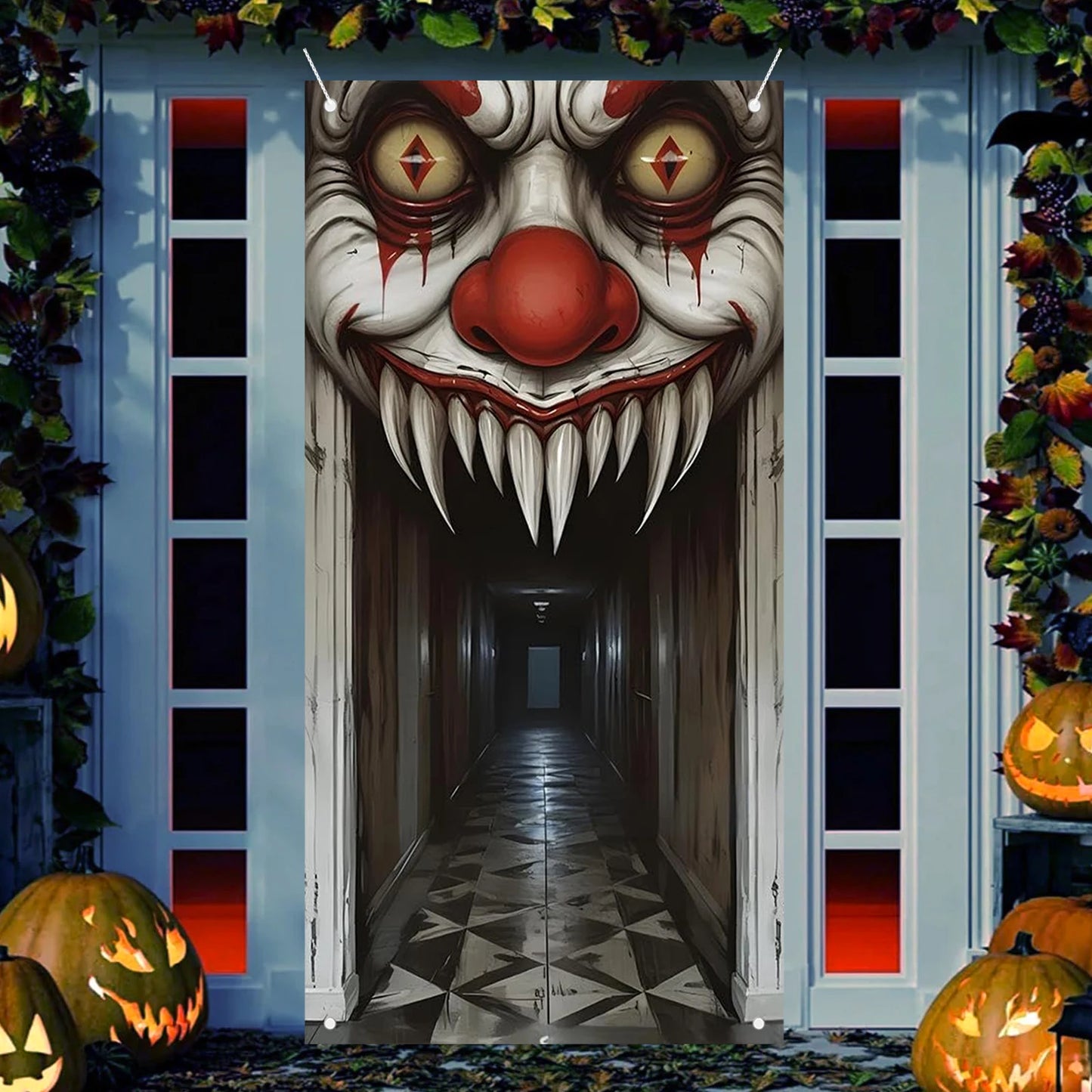 Halloween Decorations Door Cover