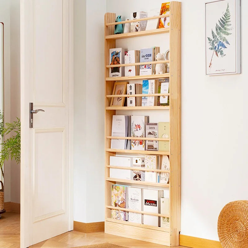 Simple Solid Wood Bookshelf,