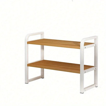 Kitchen Layered Shelves For Countertops