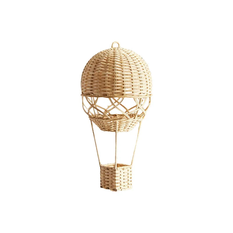 Rattan Hot Air Balloon Children's Room Home Decor in Tiny Dream Collection