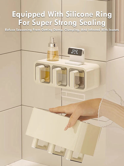 Kitchen Seasoning Storage Rack Combination Set