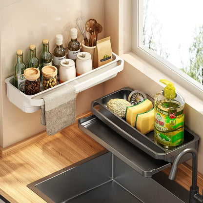 Kitchen Sink Organizer Drain Rack