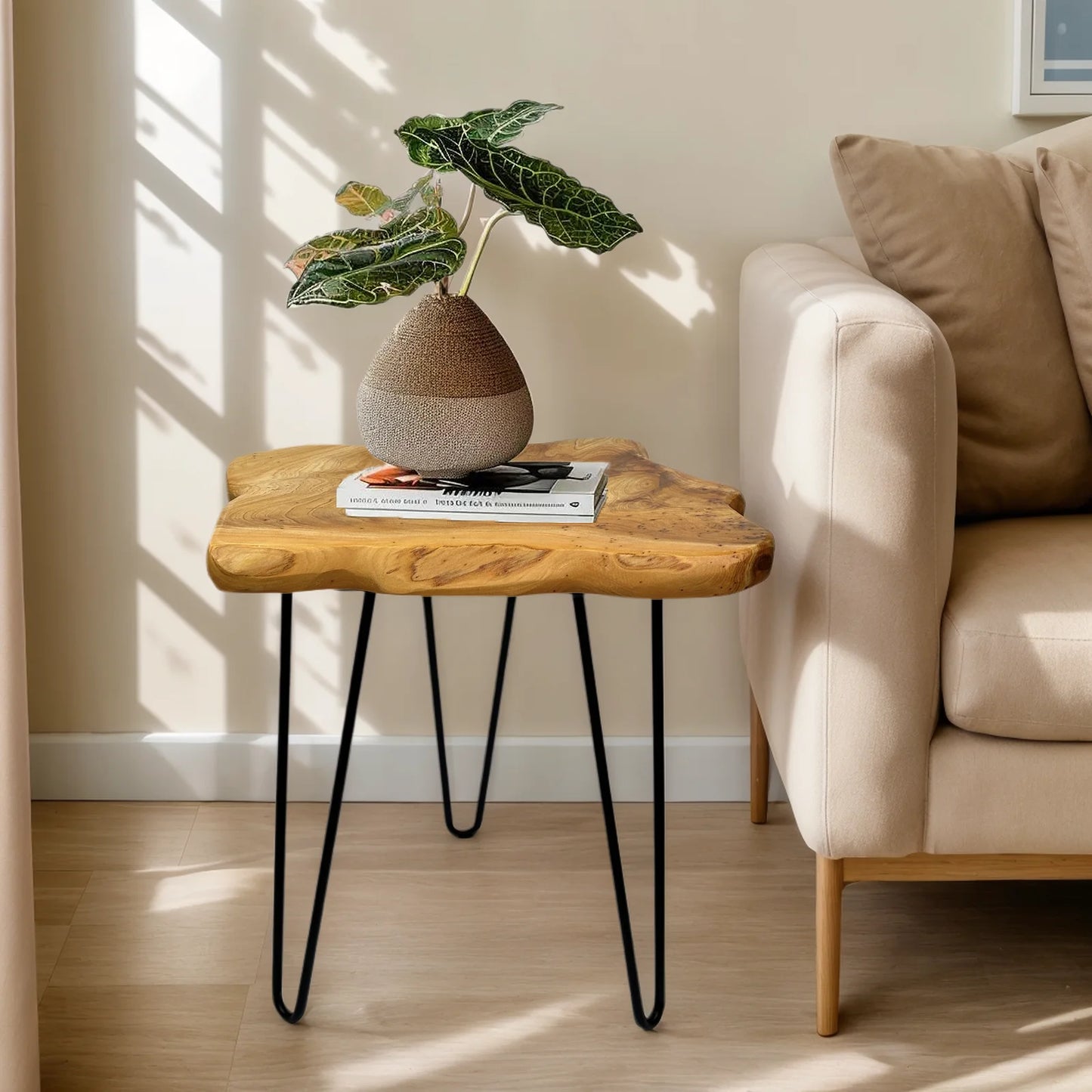 Natural Edge Nightstand