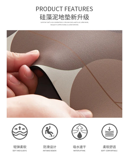 Soft Diatomaceous Earth Floor Mat