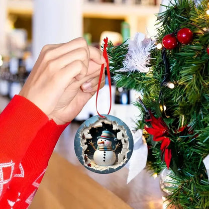 Wooden Christmas Tree Ornaments