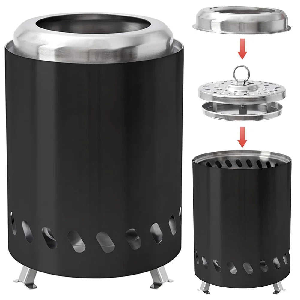 Outdoor Smokeless Tabletop Fire Pit