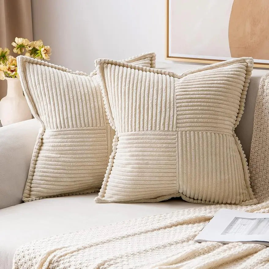 Boho Striped Pillow Covers