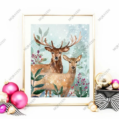 Holiday Decor Christmas Theme Prints