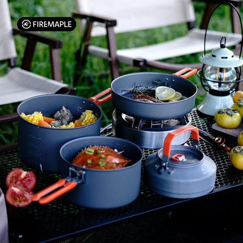 Outdoor Camping Cooker Pot Set