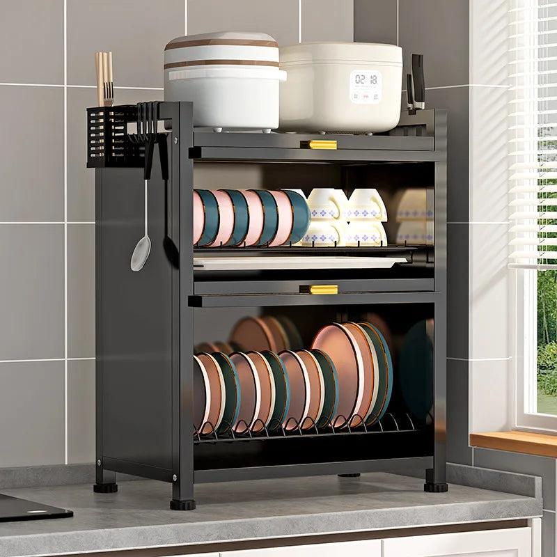 Kitchen cupboard storage box with door