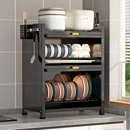 Kitchen cupboard storage box with door