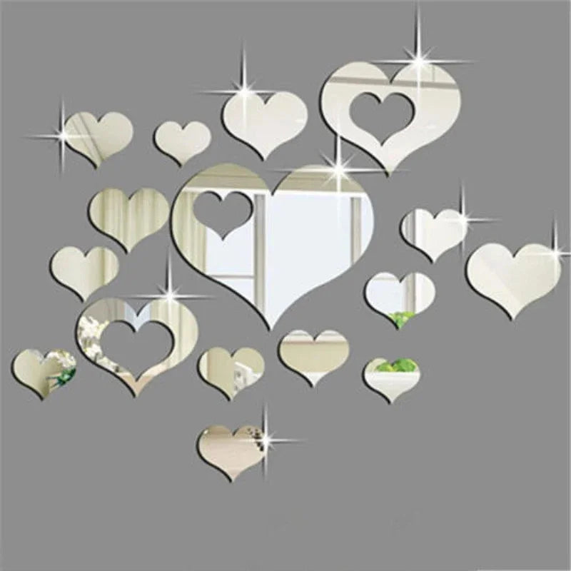 3D Mirror Wall Stickers