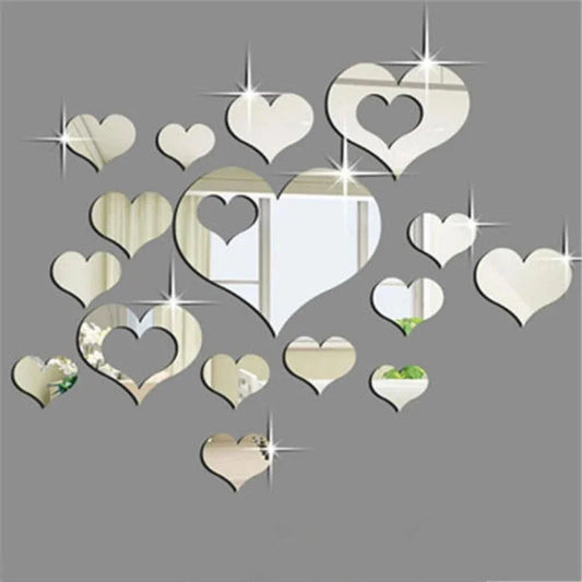 3D Mirror Wall Stickers