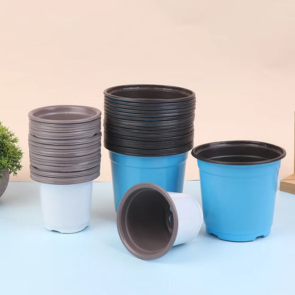 Two-color Thickened Plastic Seedling Pots