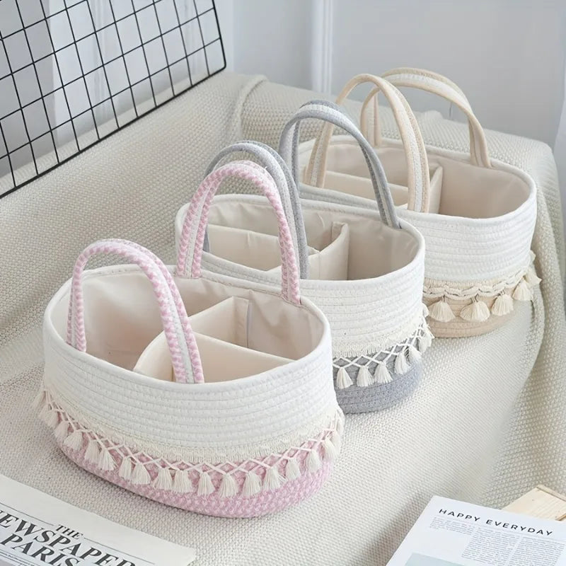 Baby Storage Basket with Divider for Tiny Dream Collection
