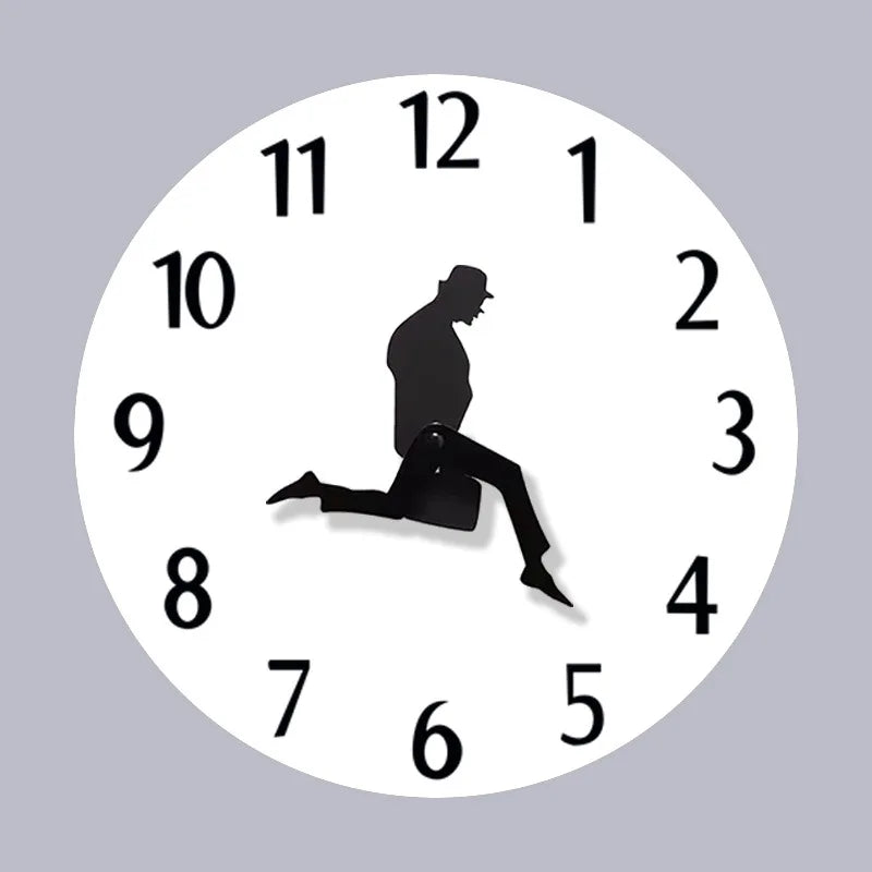 British Running Man Clock