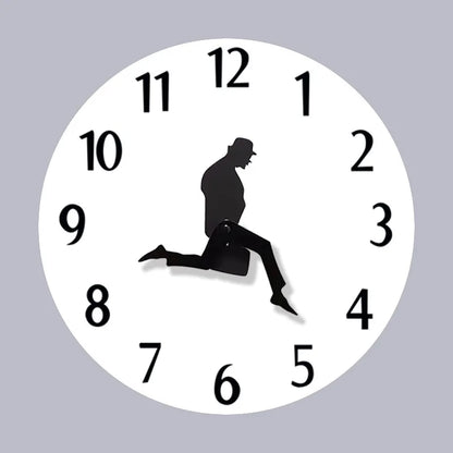 British Running Man Clock
