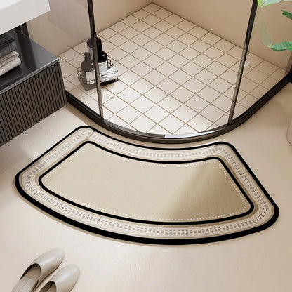 Arched Bathroom Floor Mat
