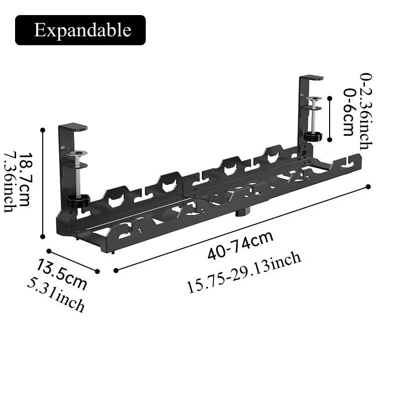 Under Table Storage Rack