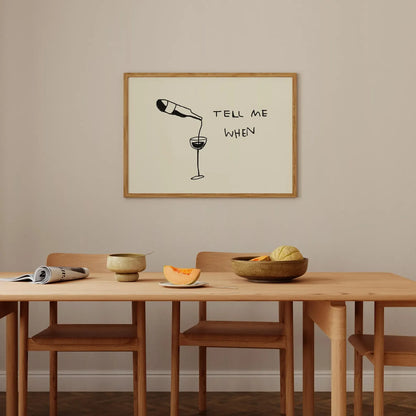 Funny Wine Quote Print