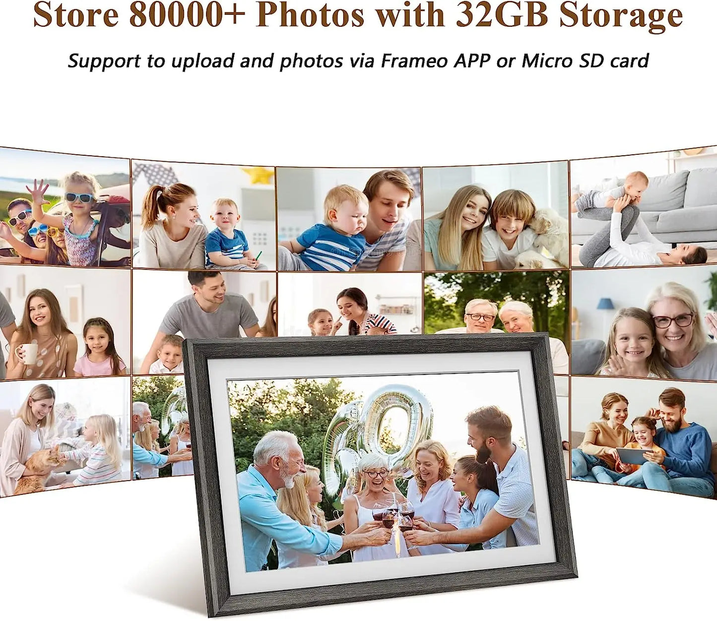 Digital Photo Frame，10.1 Inch