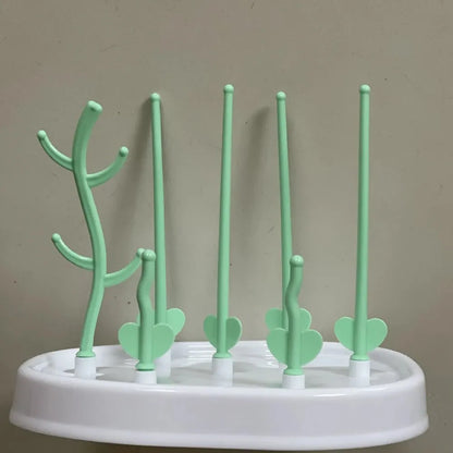Tree-shaped Baby Bottle Drying Rack in Tiny Dream Collection