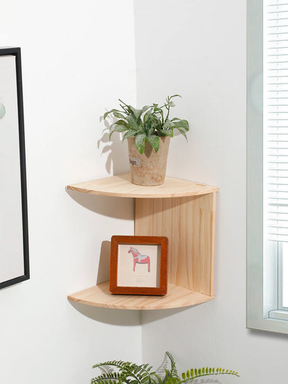 5-Tier Shelf Corner Floating Shelves