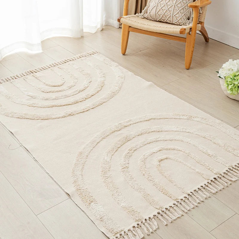 Nordic Cotton Linen Rug