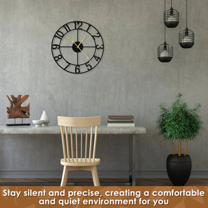 Iron Work Wall Clock