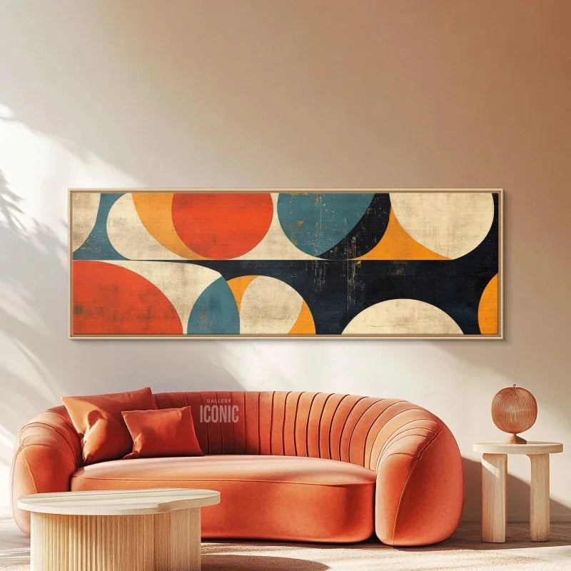 Mid Century Modern Wall Art Canvas