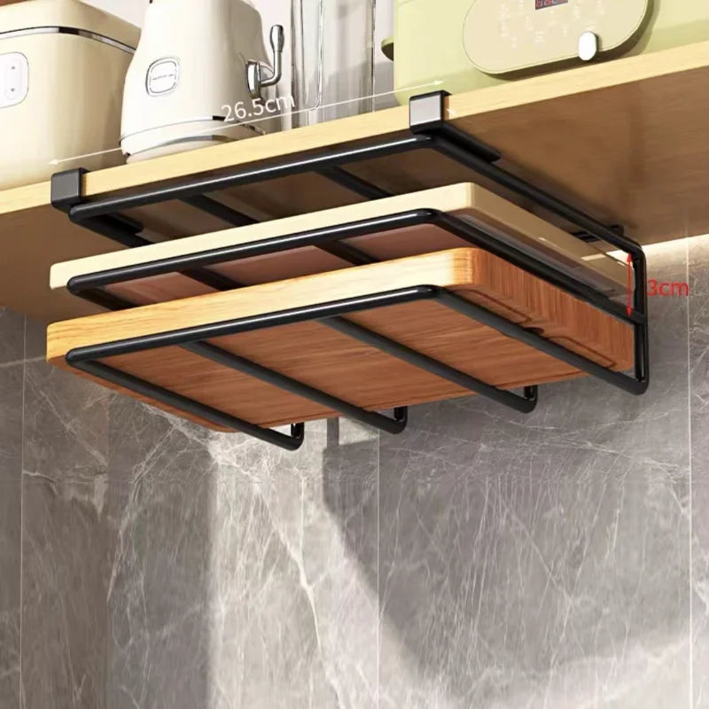 Kitchen Under Cabinet Basket Storage Shelf