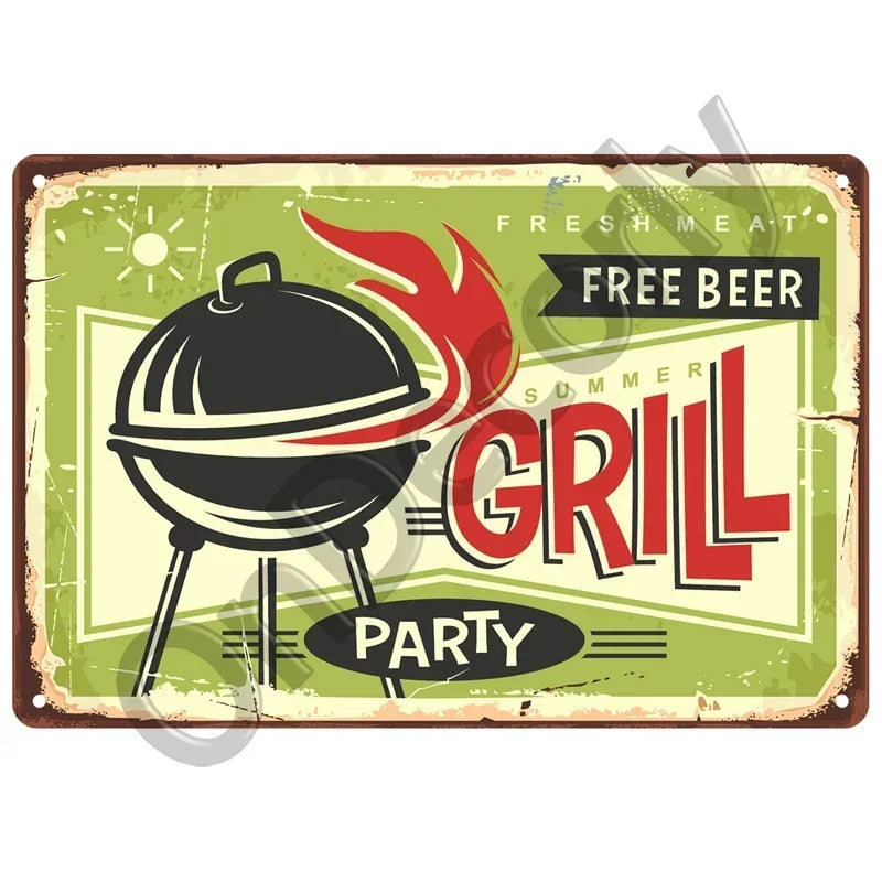 Retro Alcohol Brand Signs