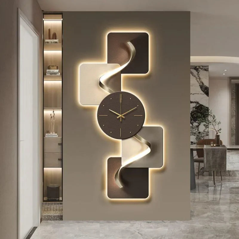 Modern Geometrical Wall Clock