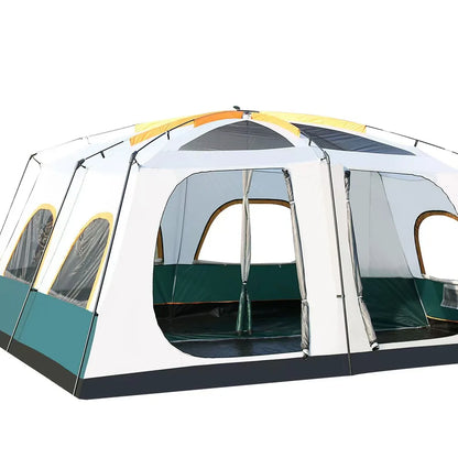 New Outdoor 8-12 People Double Tent